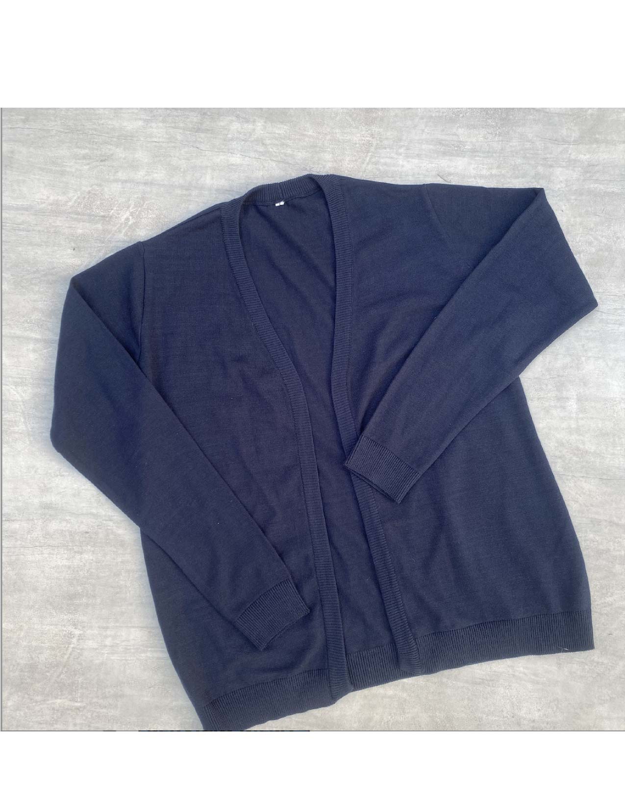 Cardigan mujer azul